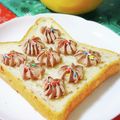 ふうはっちゃん's cooksnap of when they made ❁ホイップとスプレーチョコのトースト❁.