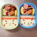 Chaaa_room's cooksnap of when they made キャラ弁お餅つき☆うすクンときねちゃん☆.