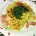 野菜ズッキーニ's cooksnap of when they made 豆腐と長芋のお好み焼き.