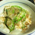 ハル菓子パン's cooksnap of when they made ヘルシー豆腐とおくらの昆布つゆ和え.
