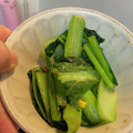 えみちょりん♪'s cooksnap of when they made 栄養満点♪ちぢみ菜の油炒め♪.