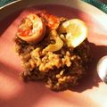 ∞まち∞'s cooksnap of when they made エビのアヒージョカレー.