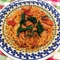 eユキさん's cooksnap of when they made レンジで5分！焼きそばdeナポリタン♡.
