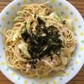 花柄エプロン's cooksnap of when they made 茹でて混ぜるだけ！キャベツナパスタ！.