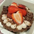 ＊YuRiちゃん＊'s cooksnap of when they made バレンタイン♪チョコタルト♪3層の出会い.