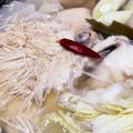 ふぁんころ's cooksnap of when they made 鶏肉が美味♪鷹の爪を入れて★鶏の水炊き.