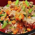 ほのぼのいっこ's cooksnap of when they made 野菜たっぷり肉味噌丼♪.
