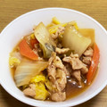 ヤムyam's cooksnap of when they made 豚こまde節約！豚こますき焼き風.