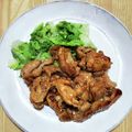 カプチーナ！'s cooksnap of when they made お手軽☆豚小間の照り照り焼き.
