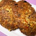 猫よーこ's cooksnap of when they made 糖質制限食　さば水煮缶　ハンバーグ.