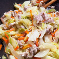 きゃあきゃあ's cooksnap of when they made みそ＆とろけるチーズのうまみ豚肉野菜炒め.