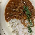 小豆太郎's cooksnap of when they made 市販のルーで作る究極のハヤシライス☆.