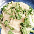 アビーゲイル's cooksnap of when they made 蕪と春菊のサラダノンオイルでヘルシーに.