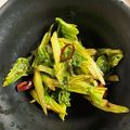 ×ハチ×'s cooksnap of when they made セロリだけの炒め物.