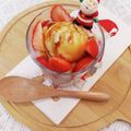 4児男子母さんの台所's cooksnap of when they made 焼き芋と苺の和パフェ.