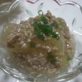 あかぼうしゃ's cooksnap of when they made 冬瓜の鶏そぼろあんかけ.