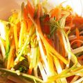 マンゴーがだいすき♪'s cooksnap of when they made 水菜とにんじんの中華あえ.