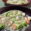 猫のミイヤ's cooksnap of when they made 海老ともやしの中華炒め煮♪幼児にも.