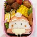 ＊choco＊'s cooksnap of when they made キャラ弁✩クリスマス♬サンタさん弁当.