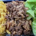 ほのぼのいっこ's cooksnap of when they made 簡単ヘルシー　えのき入り　韓国風牛そぼろ.