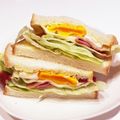 パインクリームソーダ's cooksnap of when they made ボリューム満点！目玉焼きのサンドイッチ☆.