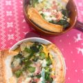 きまた's cooksnap of when they made フライパンで簡単★食パンキッシュ.