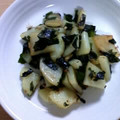 たんちゃず's cooksnap of when they made もう一品、ジャガイモとわかめの炒め物.