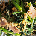 。かのこ。's cooksnap of when they made 簡単！小松菜とベーコンの卵炒め.