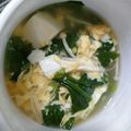 ひろぅみん's cooksnap of when they made 娘が好きだったほうれん草のお吸い物♪.