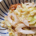 こみく's cooksnap of when they made 簡単副菜☆キャベツとちくわのマヨ醤油和え.