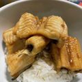 Faiza's cooksnap of when they made あなごの蒲焼丼.