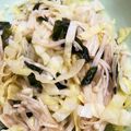 yysakura's cooksnap of when they made キャベツとえのきのヘルシーナムル.