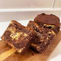 u_namika's cooksnap of when they made ＊基本！チョコマーブルパウンドケーキ＊.