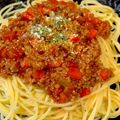 あい♪らんど's cooksnap of when they made ☆野菜が多い！スパゲティーミートソース♪.