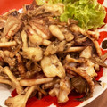 パッシーユ's cooksnap of when they made 干物で時短☆一夜干しのオイマヨ炒め.