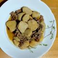 ピョンちゃん★'s cooksnap of when they made ばーちゃんの味☆里芋と牛肉の煮物.