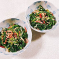 みぽぽ37's cooksnap of when they made かにかまとほうれん草の胡麻ドレ和え.