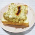 ＠迷子＠'s cooksnap of when they made 朝ごはんに！ナスとツナのチーズトースト.