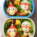Chaaa_room's cooksnap of when they made キャラ弁＊簡単♪クリスマスわくわく弁当.