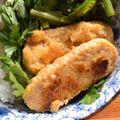 きゃろぽて's cooksnap of when they made テンペのﾆﾝﾆｸ味噌漬焼握り.