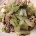 ベティ３'s cooksnap of when they made 調味料1つ★豚肉と白菜の昆布茶炒め.