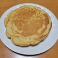 クックY08S17☆'s cooksnap of when they made 米粉ときな粉のパンケーキ.