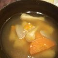 アルカママ's cooksnap of when they made 「ん」がいっぱい　冬至の味噌汁.