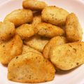 yama-chan's cooksnap of when they made コストコマッシュポテトdeカリもちフライ.