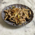 ナピト's cooksnap of when they made しめじと豚肉の塩コショウ炒め.