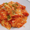 mirising's cooksnap of when they made 厚揚げと玉子のチリソース煮.