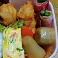 和☆2049's cooksnap of when they made 簡単お弁当♪インゲンのベーコン巻き〜☆.
