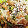 ブランシュkuu's cooksnap of when they made 簡単♬しめじとえのきのネバネバあえ.