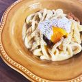 ゆりまる2011's cooksnap of when they made mレンジで♪和風カルボナーラうどん.