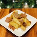 西＊絵子's cooksnap of when they made コリコリ☆砂肝ポテトのニンニク醤油炒め.